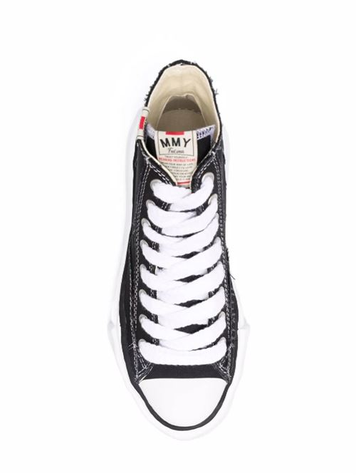 Black/white cotton logo patch sneakers Mihara Yasuhiro | A01FW701BLACK